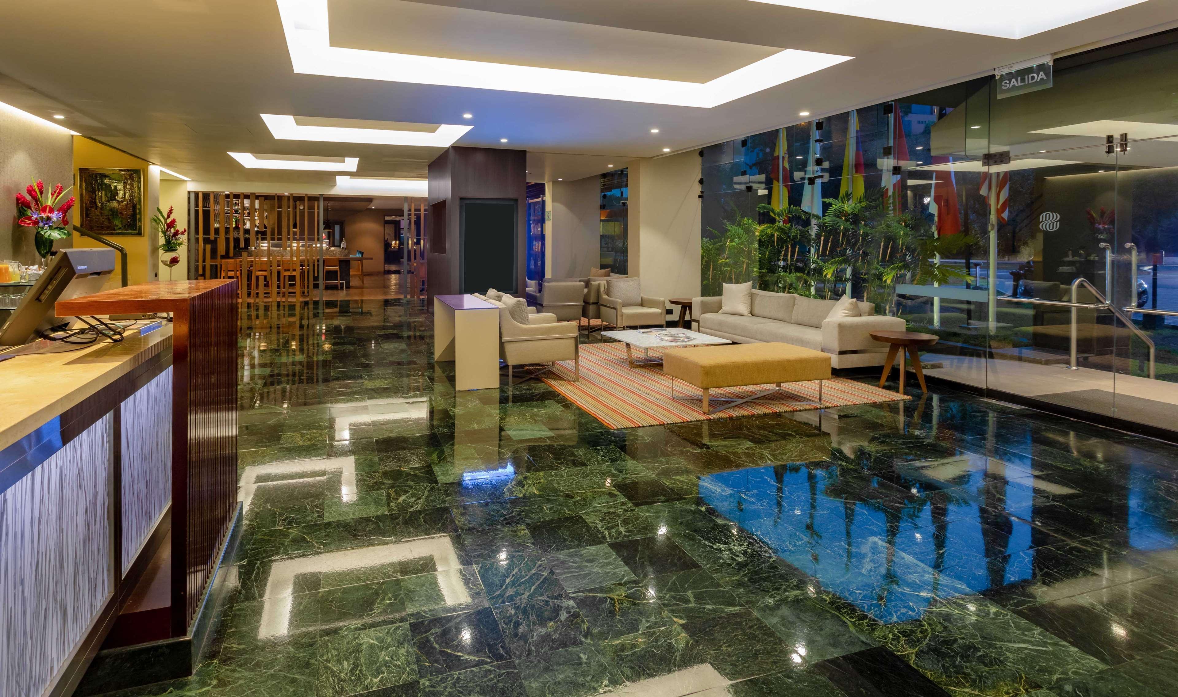 Sonesta Hotel El Olivar Lima Exterior photo Lobby
