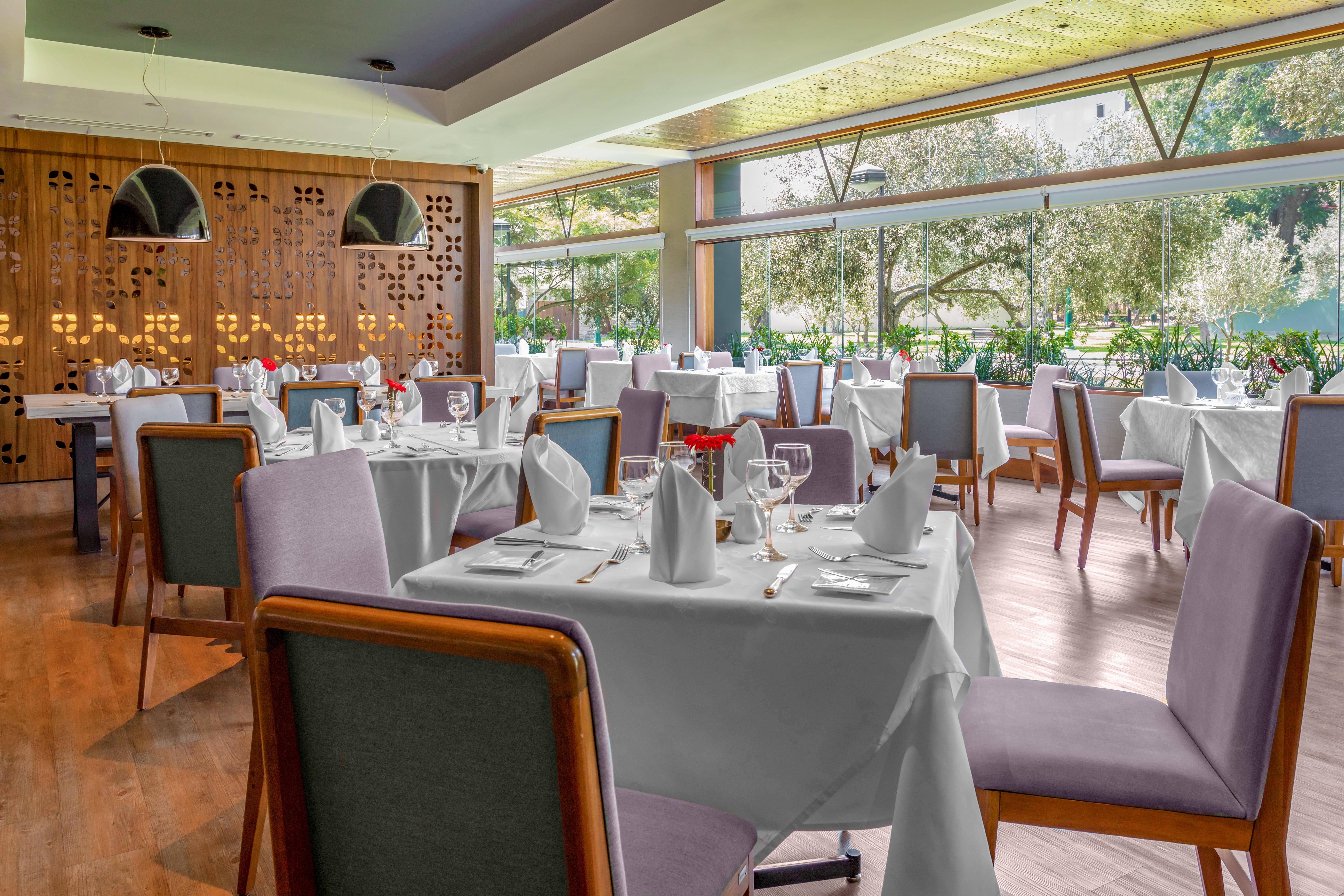 Sonesta Hotel El Olivar Lima Exterior photo Restaurant